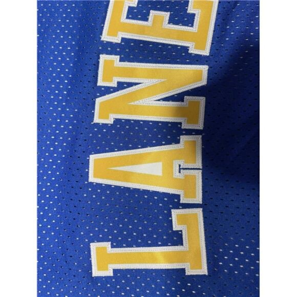 NWT Laney High School Jordan #23 Basketball Jersey Blue/Gold Men’s Medium - Picture 5 of 5